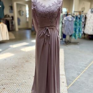 Lavender Lace Maxi Dress